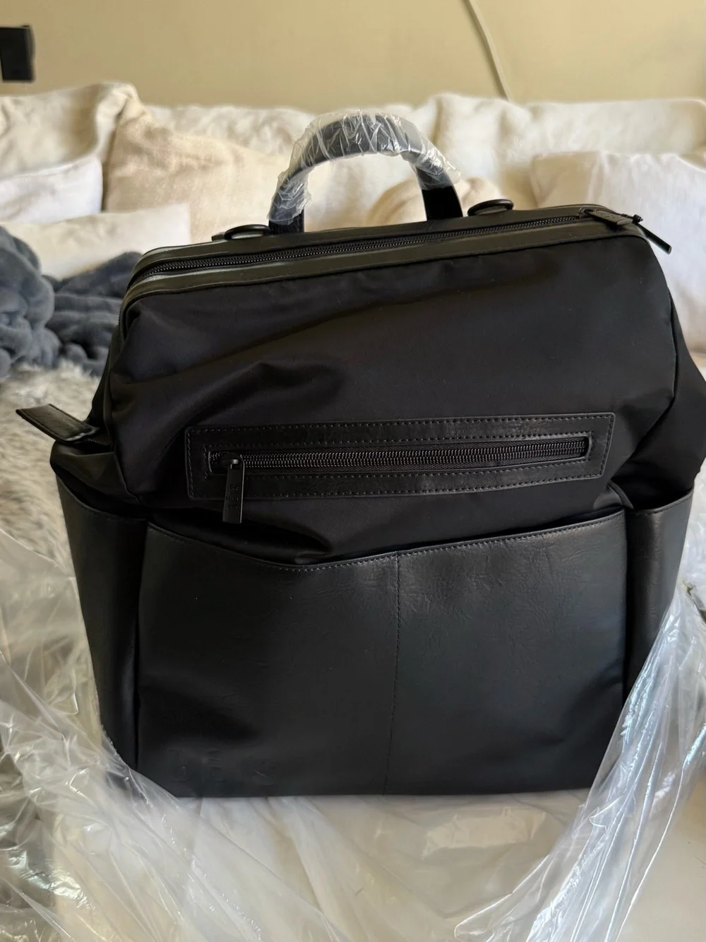 BEIS Black Diaper Bag Backpack